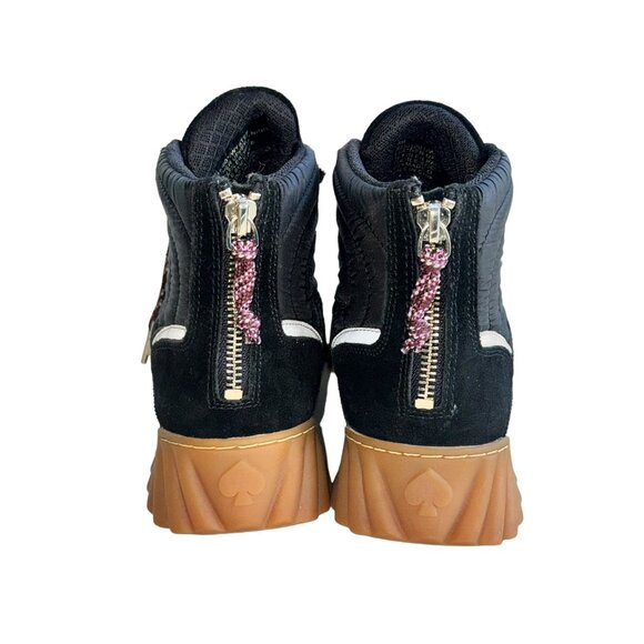 Kate Spade New York 263182 Wynter Hiker Black Boots - Picture 4 of 8